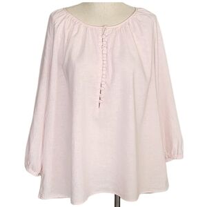 ROSE & THYME NWT'S PINK SWING TOP